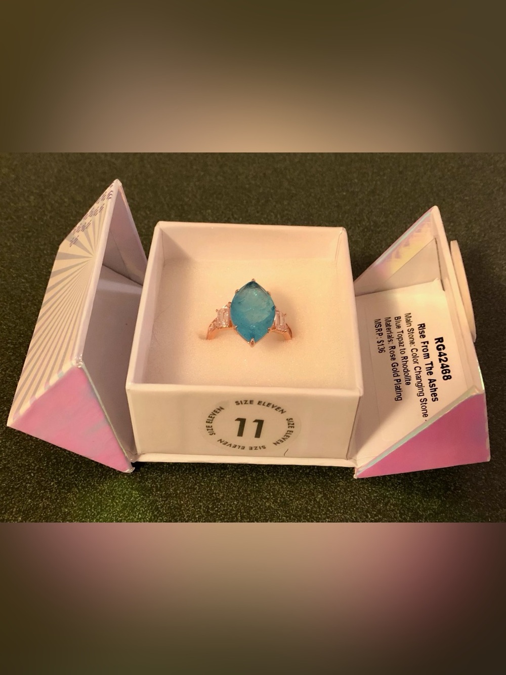 EUC Ring Bomb Party SZ 11 Ring RG42468 - Rise From The Ashes